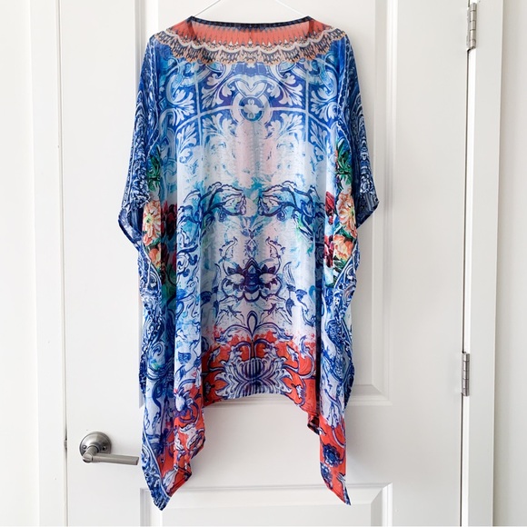 Soft Surroundings Embellished Kimono - Picture 3 of 7